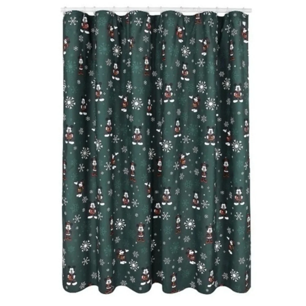 NWT. ST. NICHOLAS SQUARE Mickey & Minnie Shower Curtain